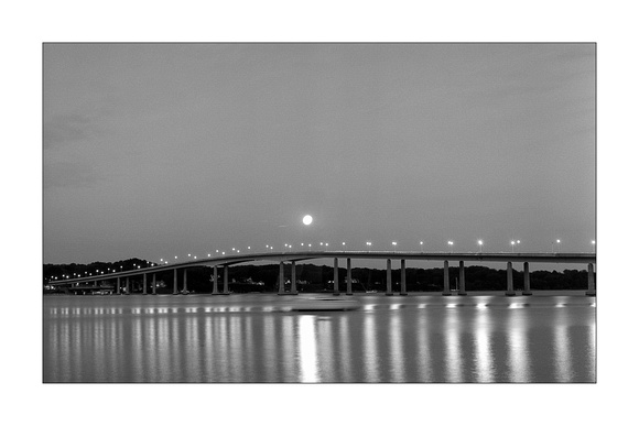 Moonrise, Naval Academy Bridge