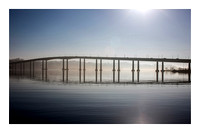 'Morning Glass Naval Academy Bridge'